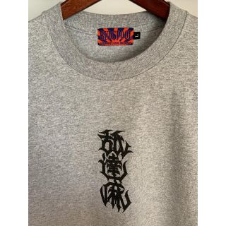 ワコマリア(WACKO MARIA)の舐達麻Tシャツ L グレー APHRODITEGANG BUDSPOOL 美品(Tシャツ/カットソー(半袖/袖なし))