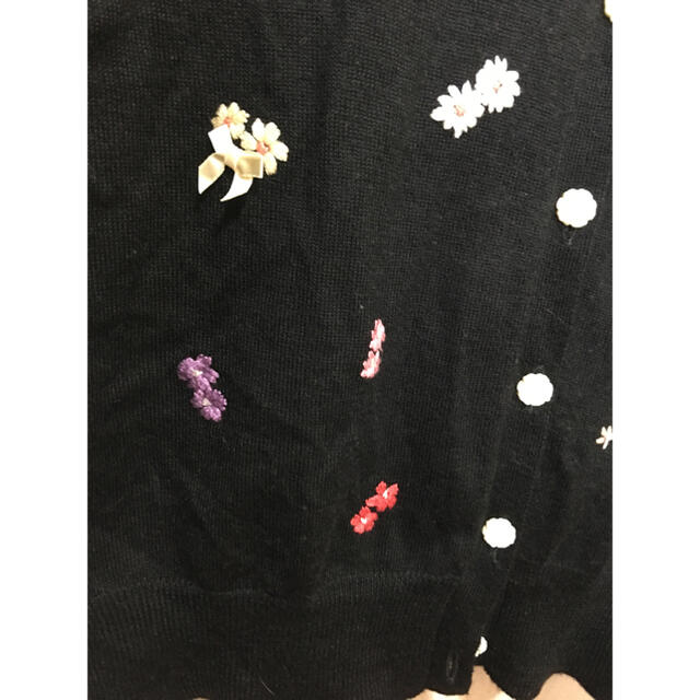 Cynthia Rowley(シンシアローリー)のシンシアローリー　手刺繍カーディガン レディースのトップス(カーディガン)の商品写真