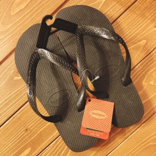 ハワイアナス(havaianas)のハワイアナス   ビーチサンダル　ブラック(ビーチサンダル)