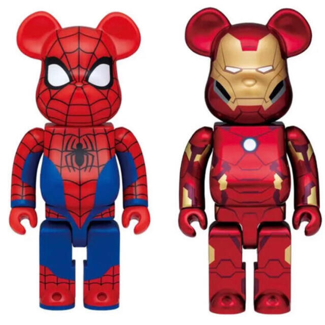 MARVEL happyくじ ベアブリック BE@RBRICK 400% 新品！ エンタメ/ホビーのフィギュア(アメコミ)の商品写真