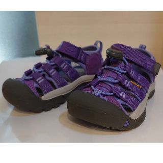 キーン(KEEN)のキーン　サンダル　15　キッズ　子供　紫　パープル(サンダル)