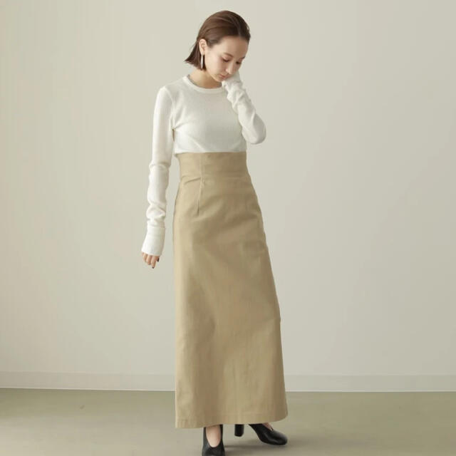 TODAYFUL(トゥデイフル)のLouren highwaist pencil skirt ペンシルスカート レディースのスカート(ロングスカート)の商品写真