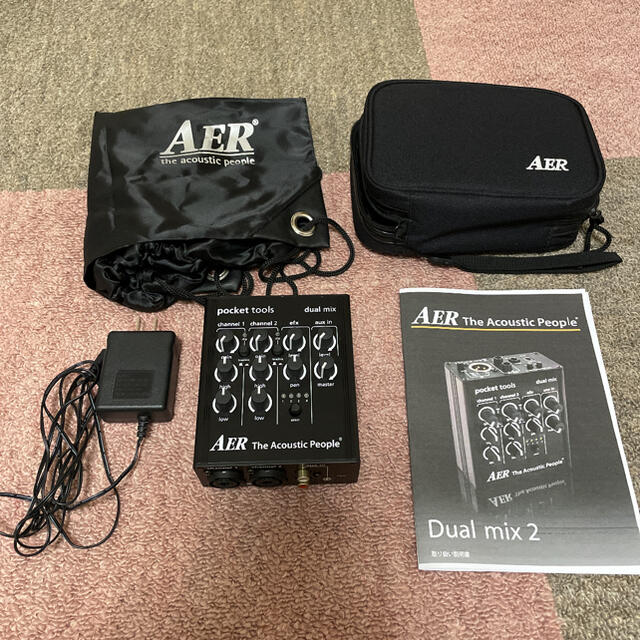 【美品】AER dual mix  アコギ　マイク　プリアンプ　DI高級プリアンプ