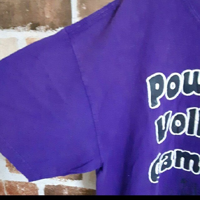 GILDAN(ギルタン)のUSA古着　Tシャツ　ギルダン　バレーボール　紫　M メンズのトップス(Tシャツ/カットソー(半袖/袖なし))の商品写真