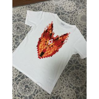 マルセロブロン(MARCELO BURLON)のマルセロバーロン　ウルフプリント　Tシャツ　サイズL(Tシャツ/カットソー(半袖/袖なし))