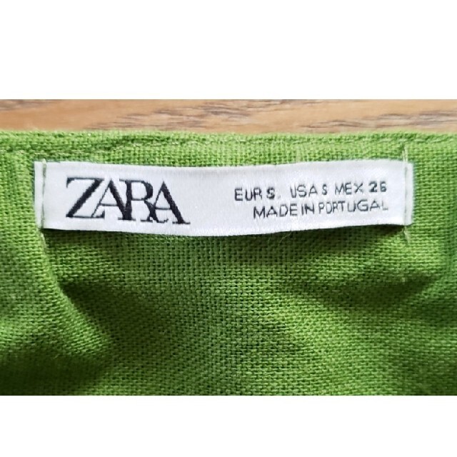 ZARA(ザラ)のZARA ザラ パフスリーブ ロングワンピース 新品 レディースのワンピース(ロングワンピース/マキシワンピース)の商品写真