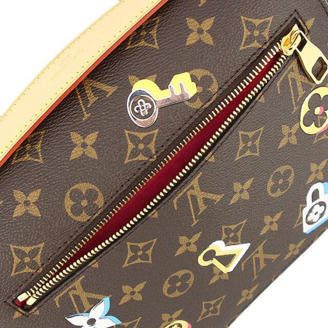 LOUIS VUITTON(ルイヴィトン)のルイヴィトン LOUIS VUITTON ショルダーバッグ ポシェットメティス モノグラム ラブロック ブラウン ゴールド 新品 限定 レディース 9339 レディースのバッグ(ショルダーバッグ)の商品写真