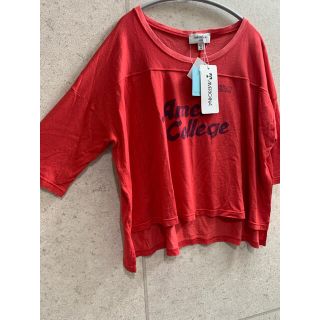 アメリカーナ(AMERICANA)の新品　アメリカーナ ✖️ アクアガール　ビンテージ加工　tシャツ カットソー(カットソー(長袖/七分))