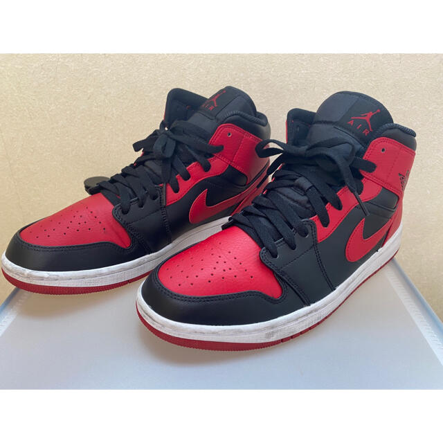 NIKE AIR JORDAN1 MID BRED ジョーダン ブレッド