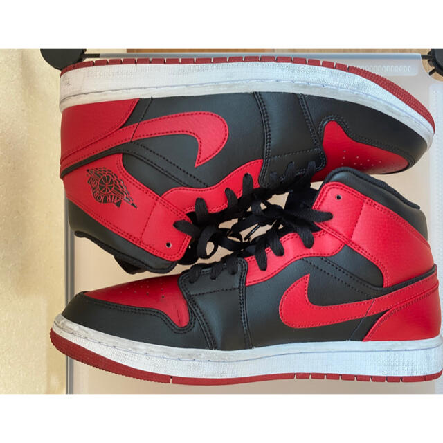 NIKE AIR JORDAN1 MID BRED ジョーダン ブレッド