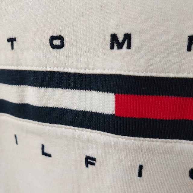 TOMMY HILFIGER(トミーヒルフィガー)の美品 トミーヒルフィガー 半袖Tシャツ カットソー ホワイト メンズ Mサイズ メンズのトップス(Tシャツ/カットソー(半袖/袖なし))の商品写真