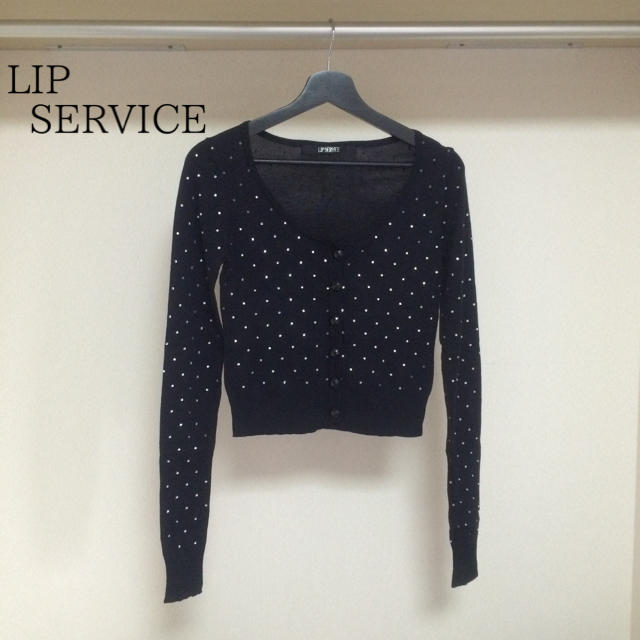 LIP SERVICE(リップサービス)のニットカーディガン レディースのトップス(ニット/セーター)の商品写真