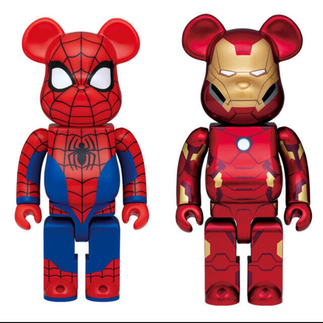 MARVEL happyくじ ベアブリック BE@RBRICK 400% 新品！