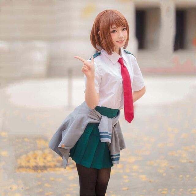 僕のヒーローアカデミア 麗日お茶子 蛙吹梅雨 ヒロアカ 制服 Mサイズの