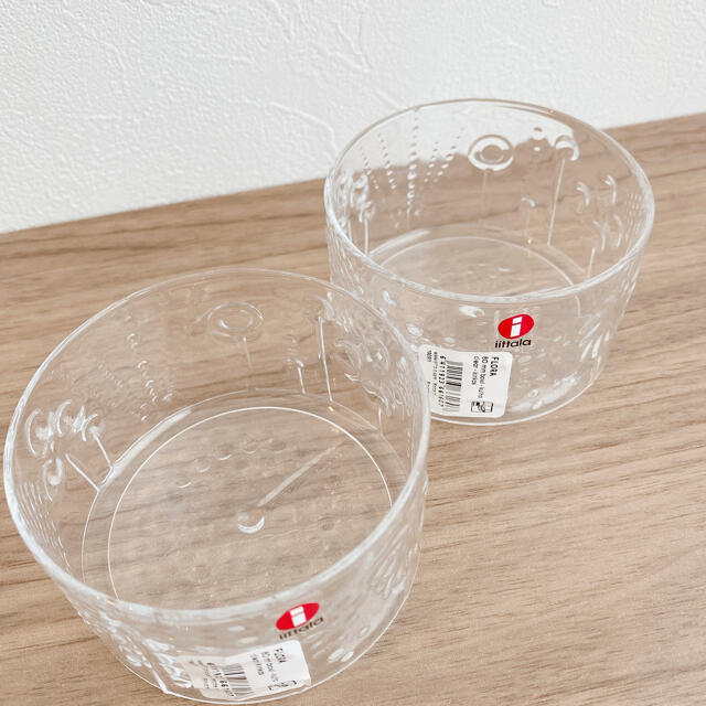 iittala(イッタラ)の新品未使用☆イッタラ フローラ ボウル クリア 80mm インテリア/住まい/日用品のキッチン/食器(グラス/カップ)の商品写真