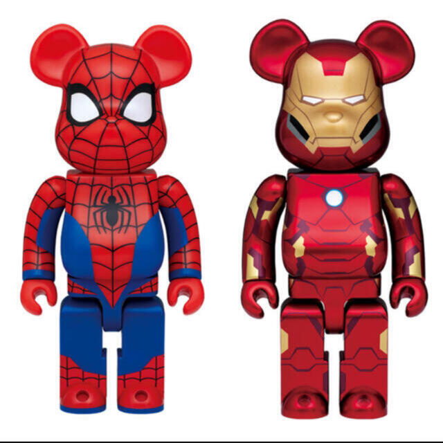 MARVEL happyくじ ベアブリック BE@RBRICK 400% 新品！