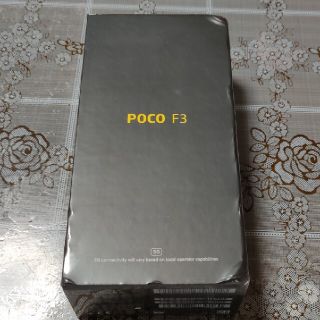 アンドロイド(ANDROID)のXiaomi Poco f3 6GB/128GB ブラック(スマートフォン本体)