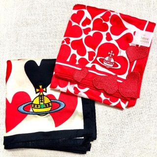 ヴィヴィアンウエストウッド(Vivienne Westwood)の未使用！ Vivianne Westwood ❤️ハンカチ 2枚(ハンカチ)