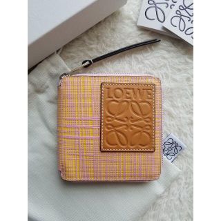 ロエベ(LOEWE)のLOEWE ロエベ Square ジップ 2つ折り財布(折り財布)