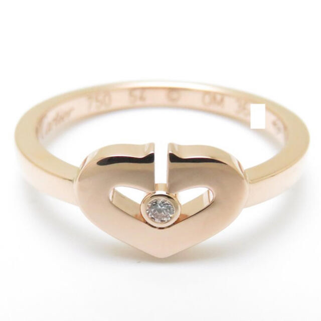 クーポン対象外】 Cartier - ☆超美品☆ Cartier Cハートリング リング