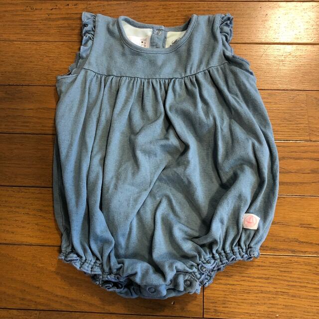 PETIT BATEAU(プチバトー)のプチバトー  ロンパース 18m/81㎝ キッズ/ベビー/マタニティのベビー服(~85cm)(ロンパース)の商品写真