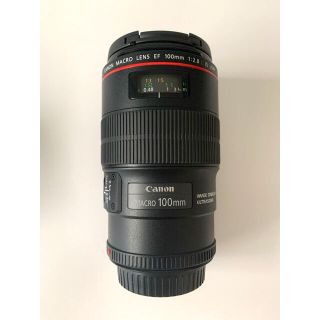 キヤノン(Canon)のCanon EF100mm F2.8 L IS USM マクロ 美品(レンズ(単焦点))