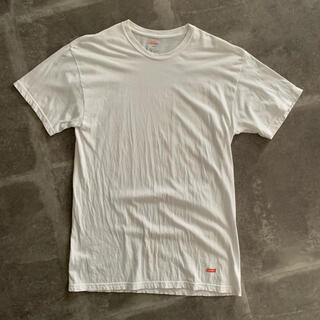 シュプリーム(Supreme)のSupreme × Hanes Tシャツ ホワイト M (Tシャツ/カットソー(半袖/袖なし))