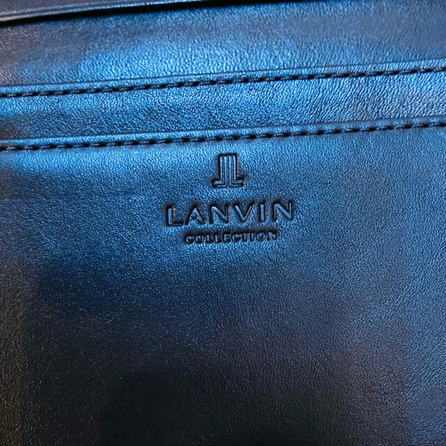 LANVIN(ランバン)の【新品/未使用】LANVIN ランバン レザー カードケース メンズのファッション小物(名刺入れ/定期入れ)の商品写真