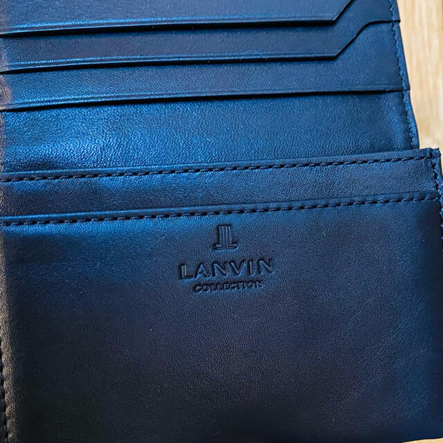 LANVIN(ランバン)の【新品/未使用】LANVIN ランバン レザー カードケース メンズのファッション小物(名刺入れ/定期入れ)の商品写真