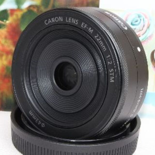 ☆Canon EF-M 22mm F2 STM☆美品○明るい単焦点 - レンズ(単焦点)