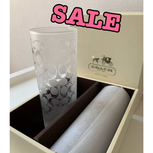 COACH(コーチ)のコーチ　ペアグラス　SALE中！ インテリア/住まい/日用品のキッチン/食器(グラス/カップ)の商品写真