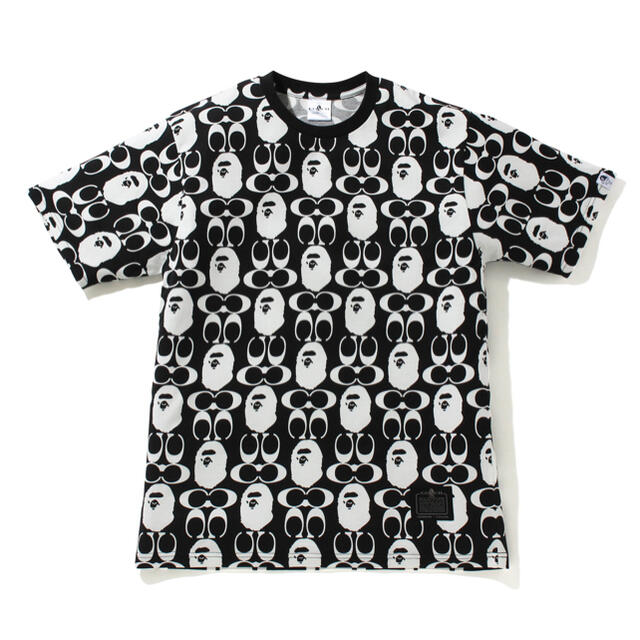 A BATHING APE(アベイシングエイプ)の★限定・L★BAPE X COACH BABY TEE ベイプ コーチ エイプ メンズのトップス(Tシャツ/カットソー(半袖/袖なし))の商品写真