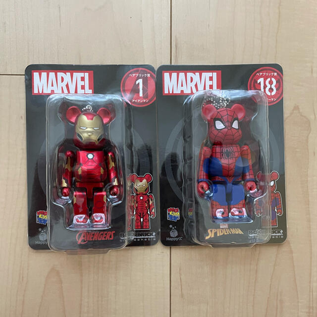 MARVEL(マーベル)のMARVEL Happyくじ BE@RBRICK  エンタメ/ホビーのおもちゃ/ぬいぐるみ(キャラクターグッズ)の商品写真