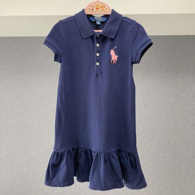 POLO RALPH LAUREN(ポロラルフローレン)の【GIRLS】POLO RALPH LAUREN ワンピース（キッズ）4/4T キッズ/ベビー/マタニティのキッズ服女の子用(90cm~)(ワンピース)の商品写真