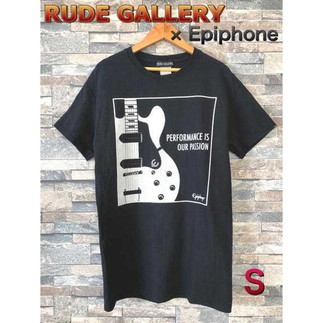 RUDE GALLERY(ルードギャラリー)のRUDE GALLERY × Epiphone  半袖シャツ　Sサイズ メンズのトップス(Tシャツ/カットソー(半袖/袖なし))の商品写真