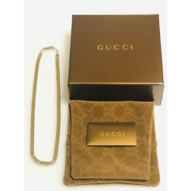 Gucci(グッチ)のGUCCI グッチ シルバー　スクエア　ビンテージ　ネックレス チョーカー レディースのアクセサリー(ネックレス)の商品写真