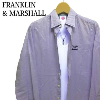 フランクリンアンドマーシャル(FRANKLIN&MARSHALL)のFRANKLIN MARSHALL 長袖シャツ　シンプル　カラーシャツ(シャツ)