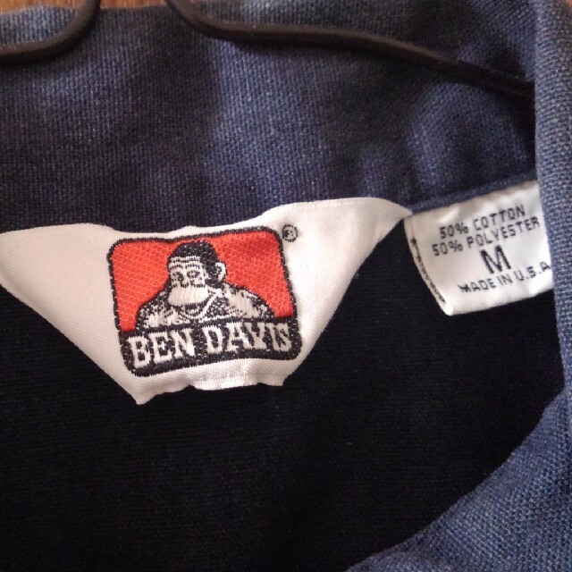BEN DAVIS(ベンデイビス)の90's BEN DAVIS ハーフジップワークシャツ “USA製 メンズのトップス(シャツ)の商品写真