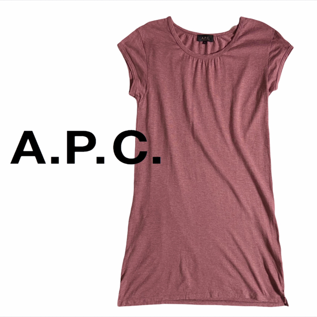 A.P.C(アーペーセー)のA.P.C. アーペーセー Tシャツワンピース S レディースのワンピース(ミニワンピース)の商品写真