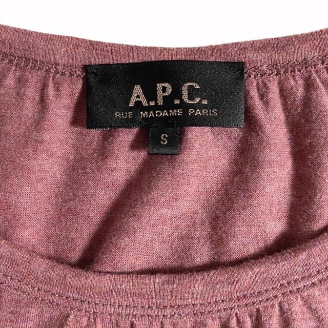 A.P.C(アーペーセー)のA.P.C. アーペーセー Tシャツワンピース S レディースのワンピース(ミニワンピース)の商品写真