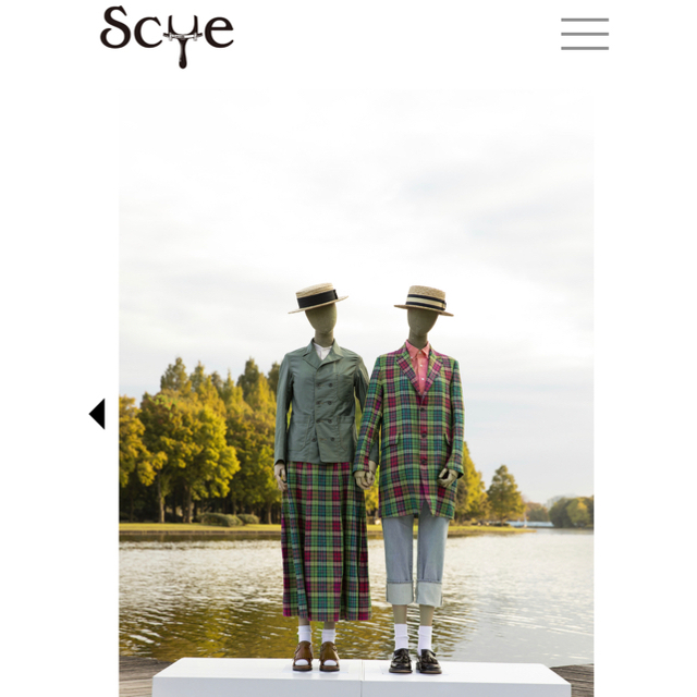 Scye(サイ)のScye / チェックスカート レディースのスカート(ロングスカート)の商品写真