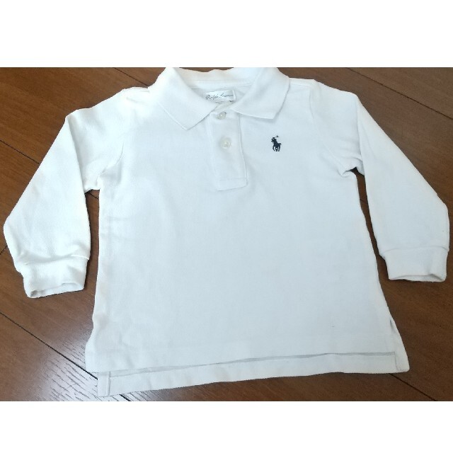 POLO RALPH LAUREN(ポロラルフローレン)のポロ ラルフローレン ポロシャツ 長袖 キッズ/ベビー/マタニティのベビー服(~85cm)(シャツ/カットソー)の商品写真