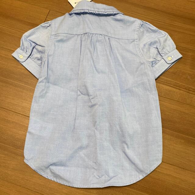 POLO RALPH LAUREN(ポロラルフローレン)のポロラルフローレン☆半袖シャツ　BLUE 4/4T キッズ/ベビー/マタニティのキッズ服女の子用(90cm~)(Tシャツ/カットソー)の商品写真