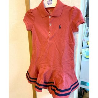 ポロラルフローレン(POLO RALPH LAUREN)のポロラルフローレン⭐️ワンピース⭐️girl⭐️ベビー⭐️80cm⭐️ピンク(ワンピース)