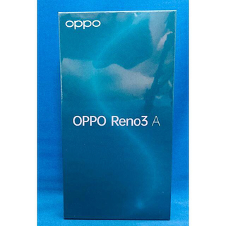 オッポ(OPPO)の新品未開封 OPPO Reno3 A SIMフリー版 ブラック デュアルSIM(スマートフォン本体)