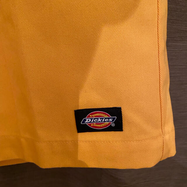 Dickies(ディッキーズ)の美品　ディッキーズ　ハーフパンツ　黄色　オレンジ　フリークスストア　古着 メンズのパンツ(ショートパンツ)の商品写真