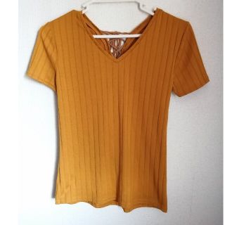 イング(INGNI)の☆新品未使用☆INGNI VネックリブTシャツ(カットソー(半袖/袖なし))