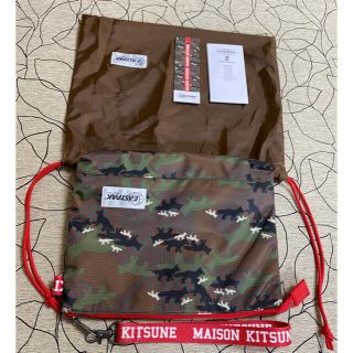 メゾンキツネ(MAISON KITSUNE')のメゾンキツネ✖️EASTPAK 第1弾 コラボポーチ 保存袋 タグ有り(ポーチ)