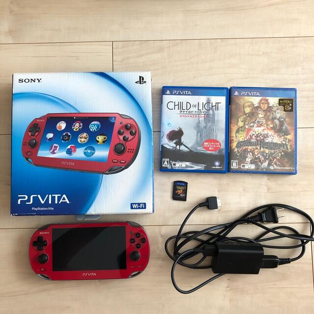 PlayStation Vita＋充電コード＋カセット3種