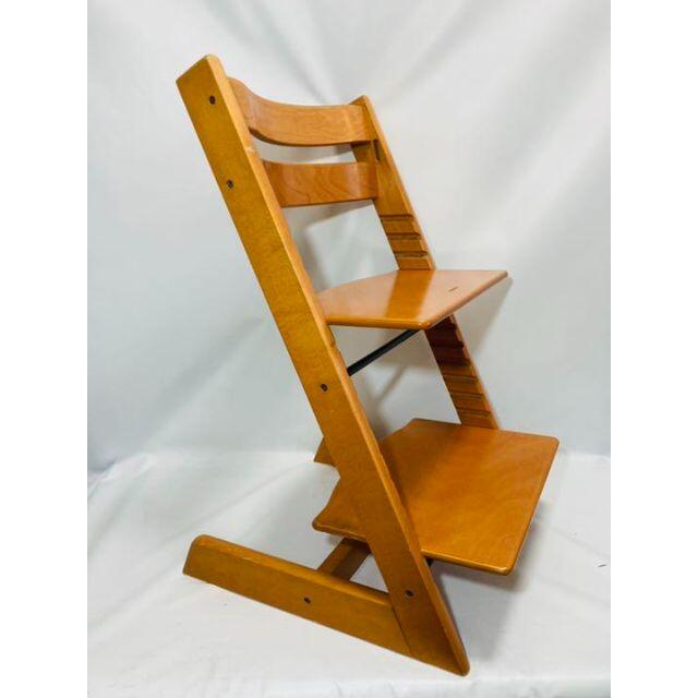 Stokke(ストッケ)の【廃盤】チェリー色　STOKKE TRIPP TRAPP キッズ/ベビー/マタニティの寝具/家具(その他)の商品写真